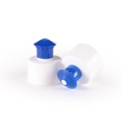 Push-pull cap P/P PCO for PET neck